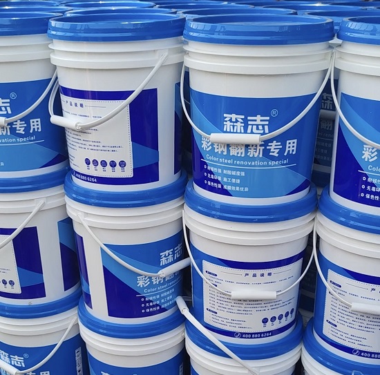 彩钢瓦翻新专用漆必须具备漆膜不过于坚硬不脆耐高低温差